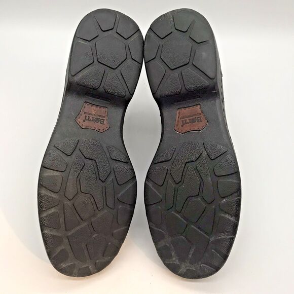 Born Børn Side Zip Chelsea Ankle Boots Men's 10 - EUR 42 Dark Brown Leather Shoe - Picture 8 of 12